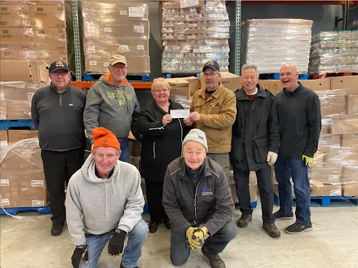 Newfoundland and Labrador Division Members supporting the Gander Food Cupboard - 2024<br />

